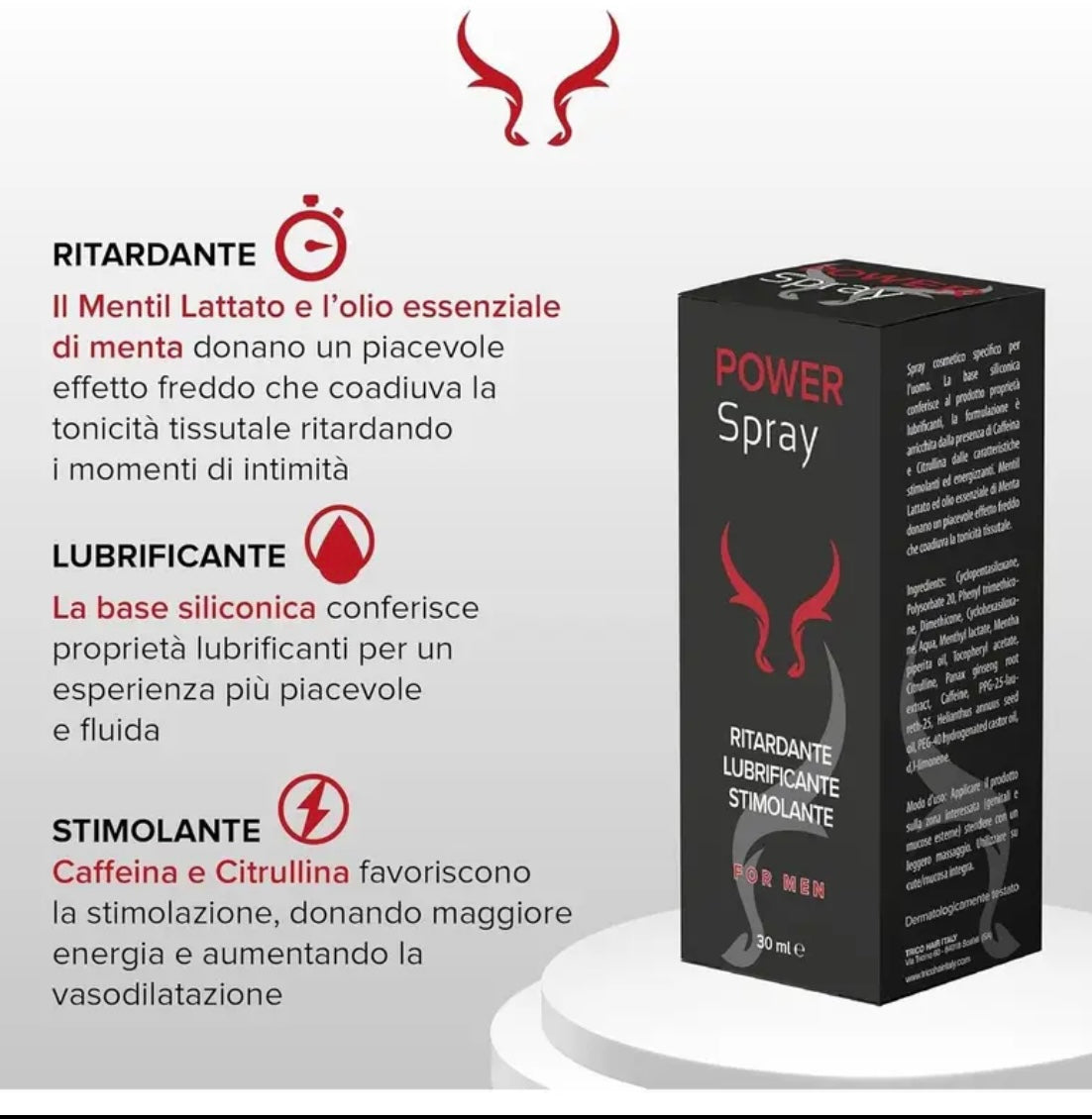 Spray ritardante