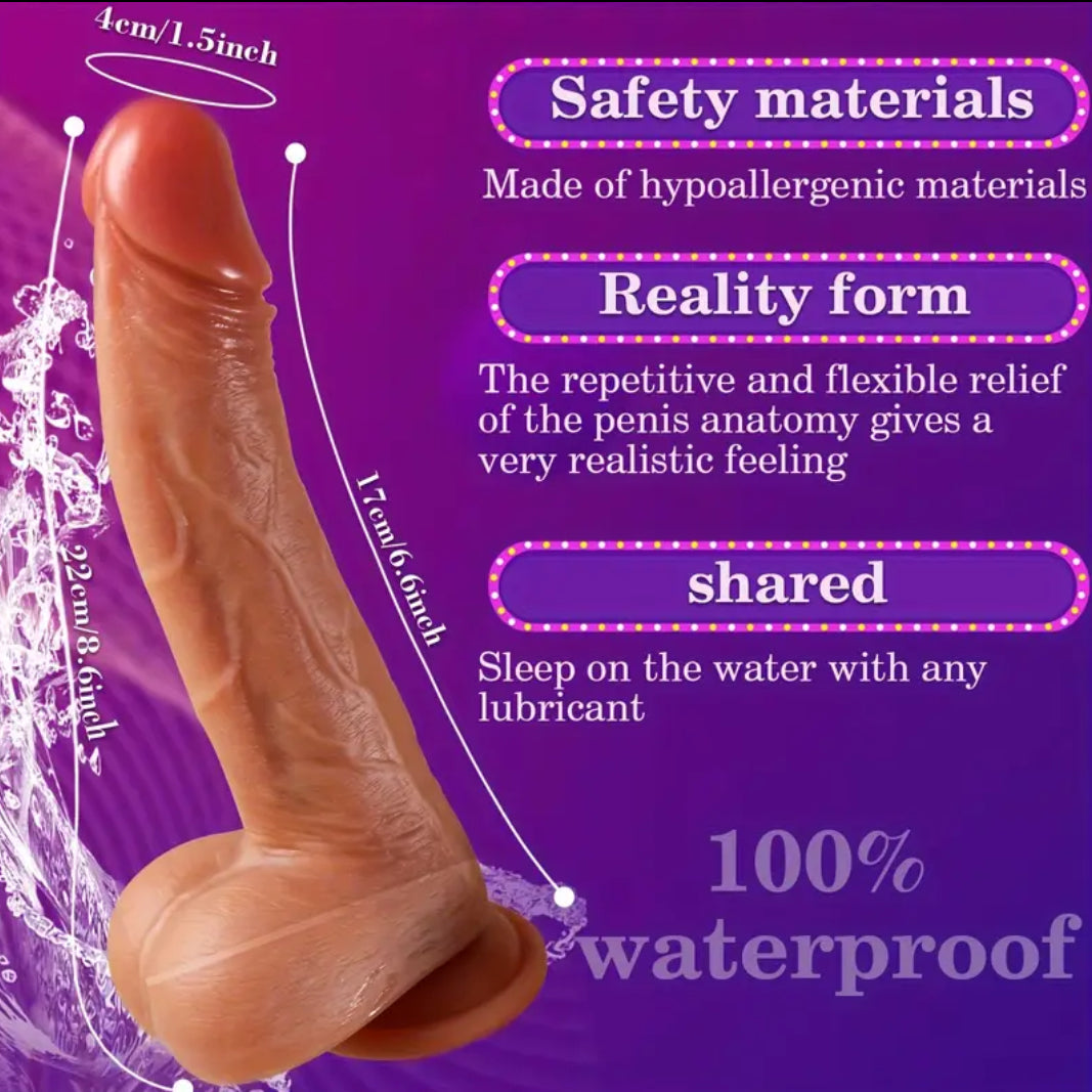 Dildo realistico con ventosa
