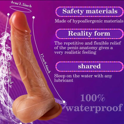 Dildo realistico con ventosa