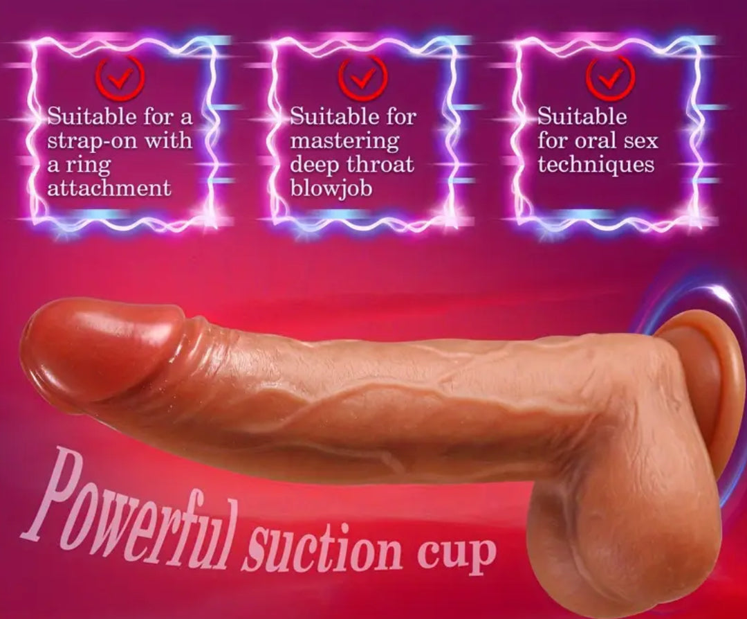 Dildo realistico con ventosa